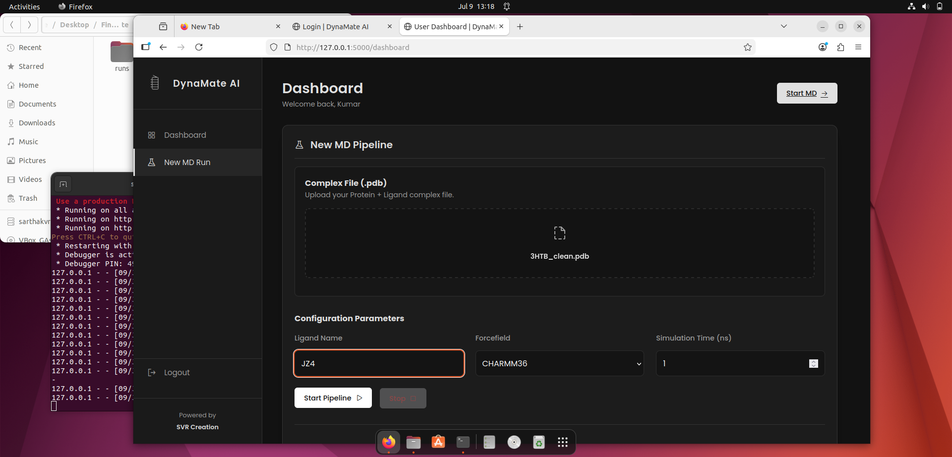 Upload complex file